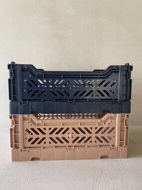 HAY Collapsible Recycled Color Crates